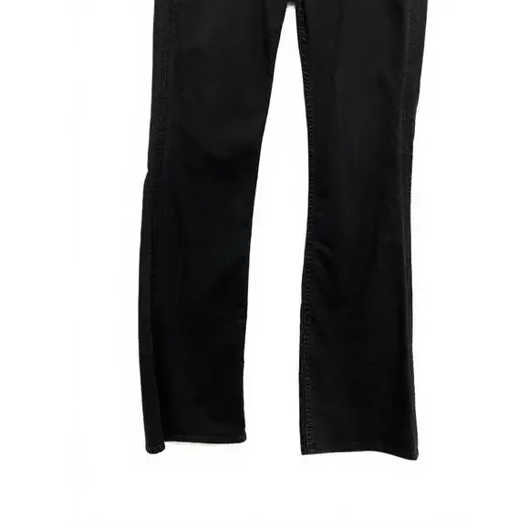 HUDSON Jeans Women's Black Flare Jeans Size 30 32” waist Flap Pockets - Picture 3 of 8